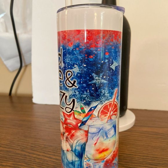 Custom made 20oz. Tumbler, bright and beautiful! - Picture 3 of 6